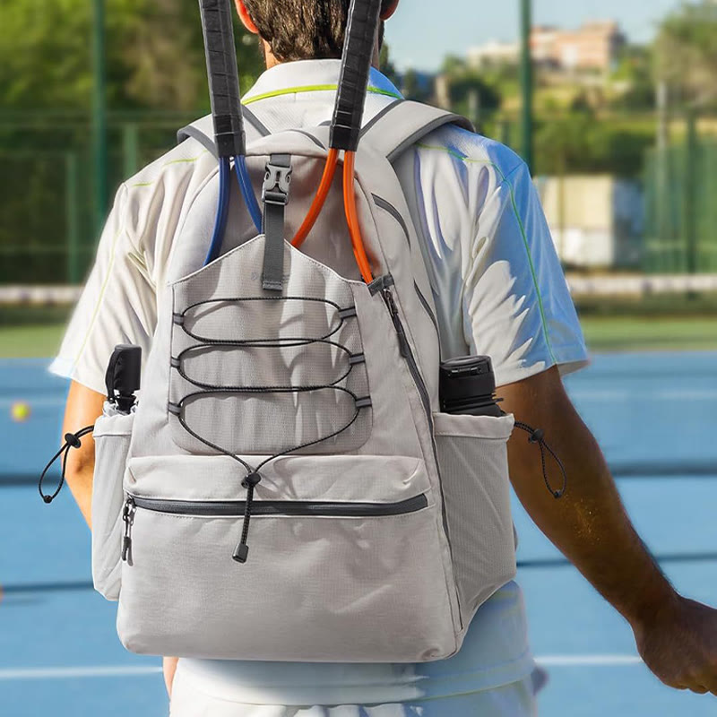 Leichter Tennisschläger-Rucksack, Pickleball-Paddle-Tasche mit Schuhfach