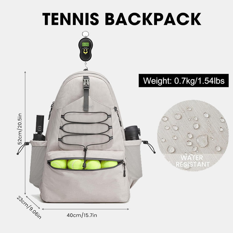 Leichter Tennisschläger-Rucksack, Pickleball-Paddle-Tasche mit Schuhfach