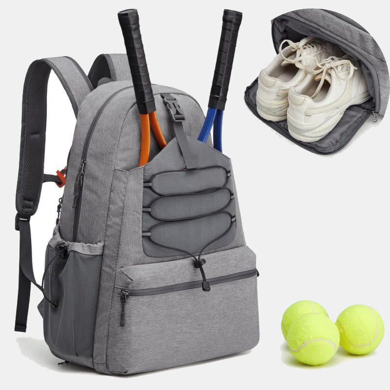 Leichter Tennisschläger-Rucksack, Pickleball-Paddle-Tasche mit Schuhfach