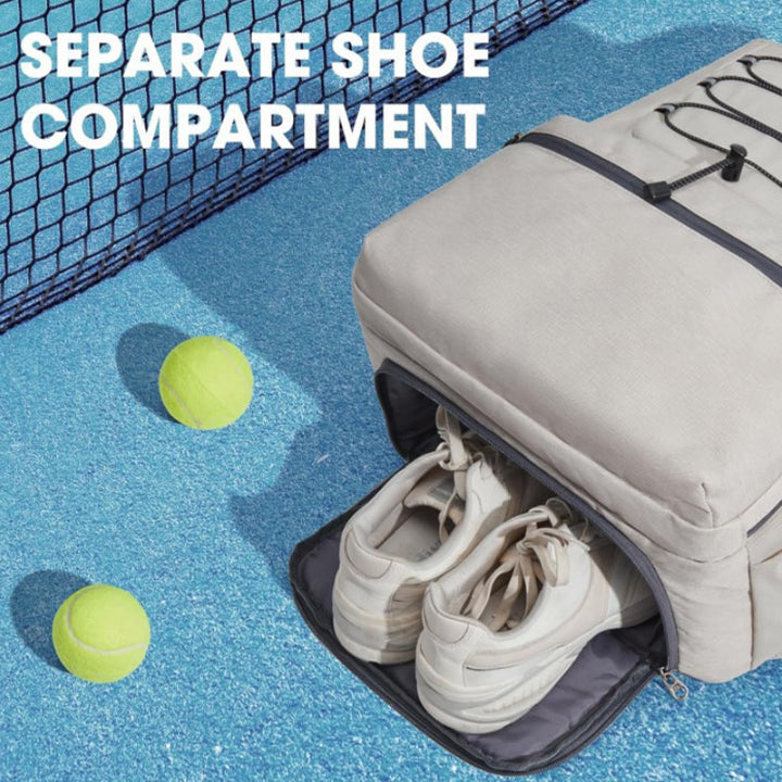 Leichter Tennisschläger-Rucksack, Pickleball-Paddle-Tasche mit Schuhfach