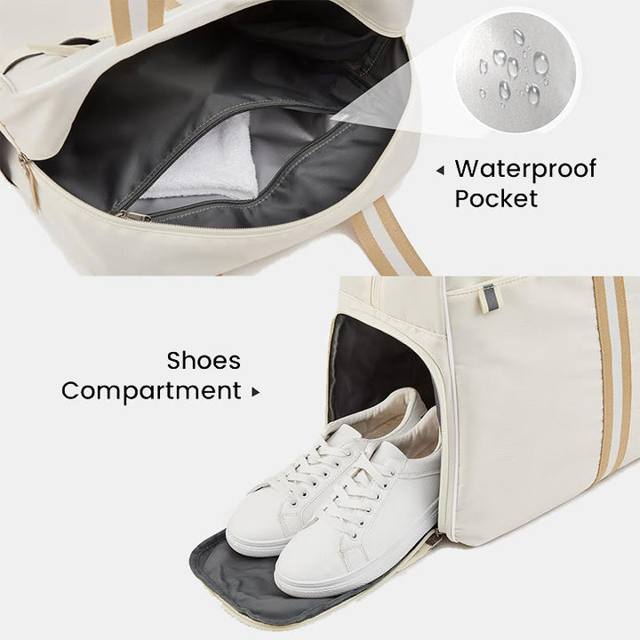 Funktionelle Pickleball-Umhängetasche, umwandelbarer Rucksack mit Schuhfach