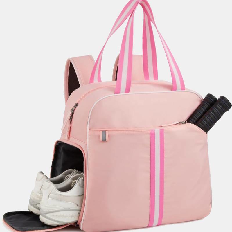 Funktionelle Pickleball-Umhängetasche, umwandelbarer Rucksack mit Schuhfach