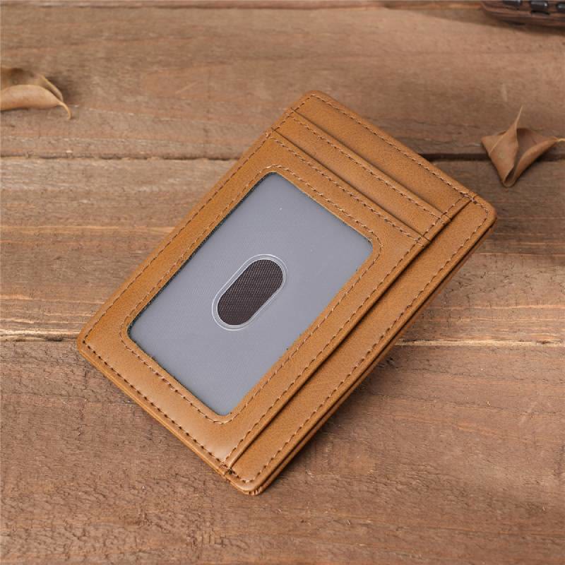 Graviertes Leder-Portemonnaie, Kartenhalter, Geschenk für Sohn, Ehemann, Enkel, Freund