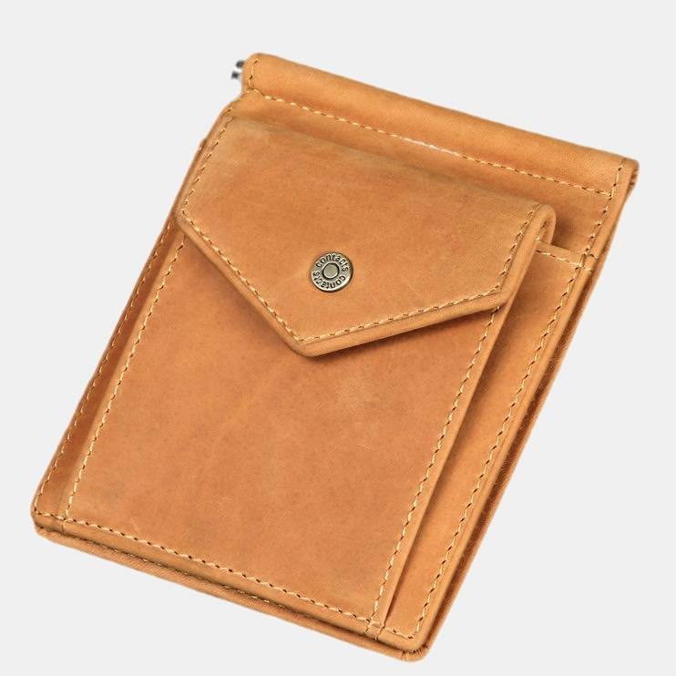 RFID Vintage Schlanke Geldbörse aus echtem Leder