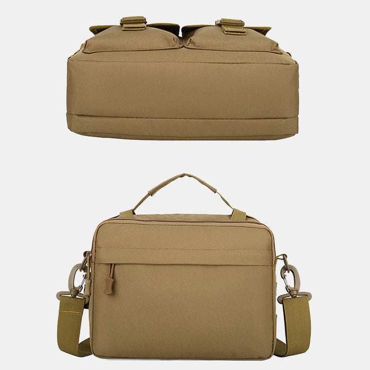 Taktische Outdoor-Umhängetasche mit mehreren Taschen und USB-Ladeanschluss