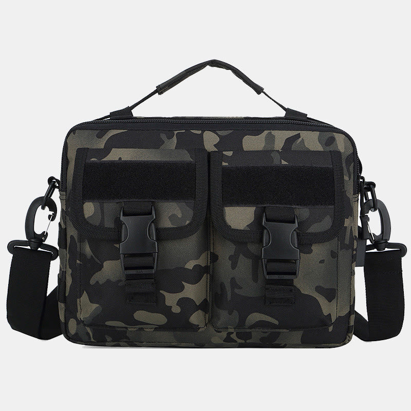 Taktische Outdoor-Umhängetasche mit mehreren Taschen und USB-Ladeanschluss