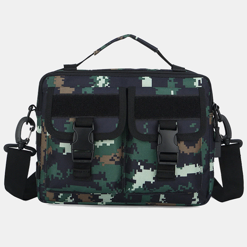 Taktische Outdoor-Umhängetasche mit mehreren Taschen und USB-Ladeanschluss