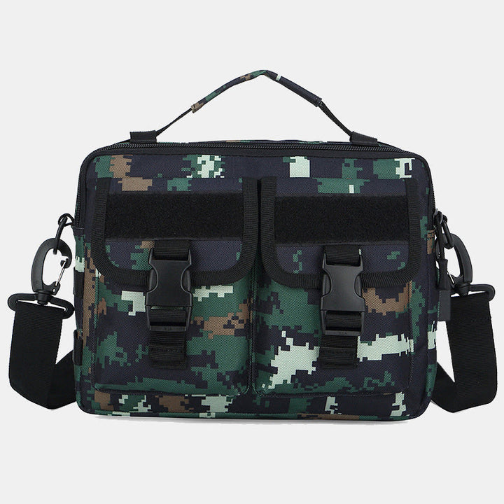 Taktische Outdoor-Umhängetasche mit mehreren Taschen und USB-Ladeanschluss