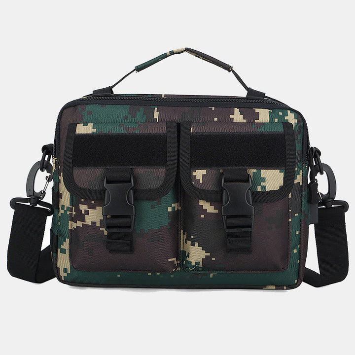 Taktische Outdoor-Umhängetasche mit mehreren Taschen und USB-Ladeanschluss