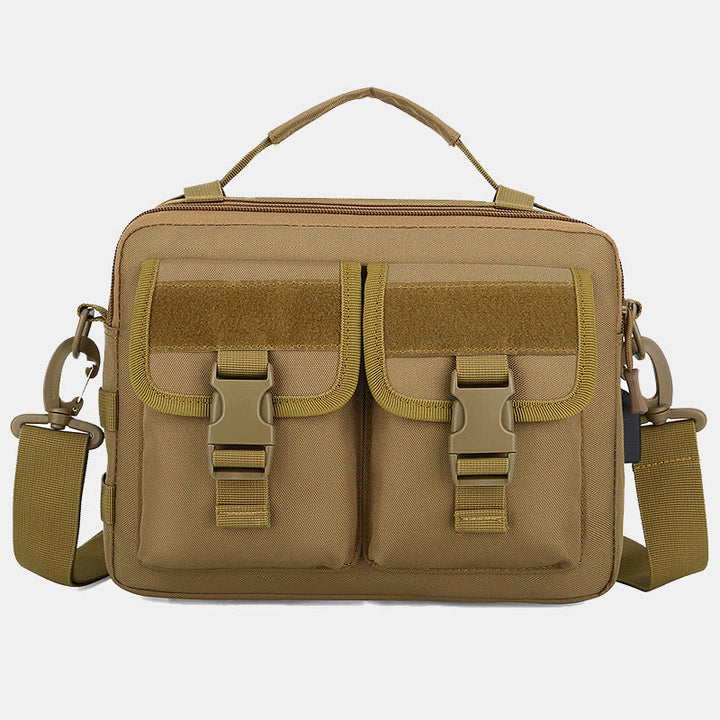 Taktische Outdoor-Umhängetasche mit mehreren Taschen und USB-Ladeanschluss