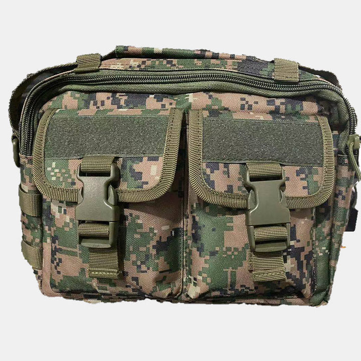 Taktische Outdoor-Umhängetasche mit mehreren Taschen und USB-Ladeanschluss