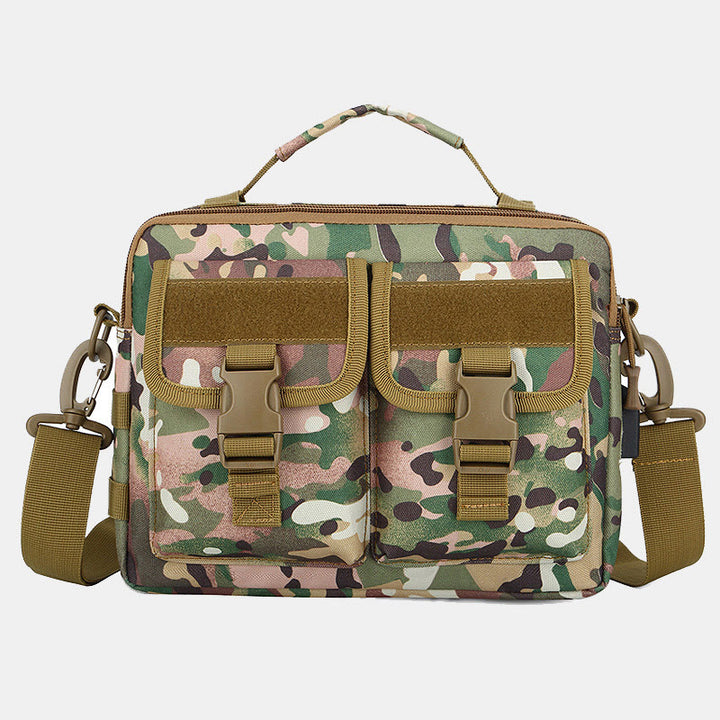 Taktische Outdoor-Umhängetasche mit mehreren Taschen und USB-Ladeanschluss