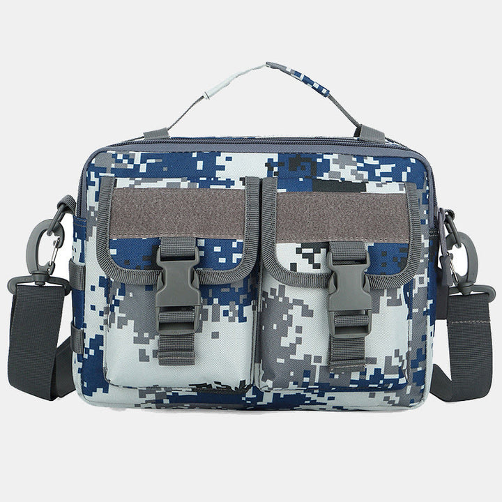 Taktische Outdoor-Umhängetasche mit mehreren Taschen und USB-Ladeanschluss
