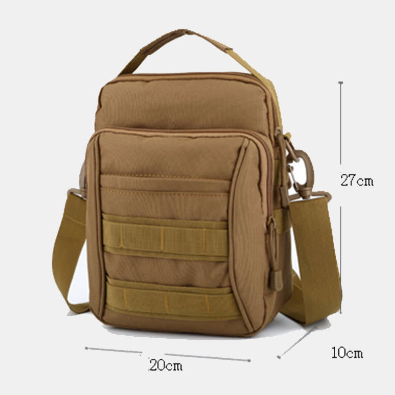Kleine Umhängetasche mit Militär-Camouflage-Motiv für Herren