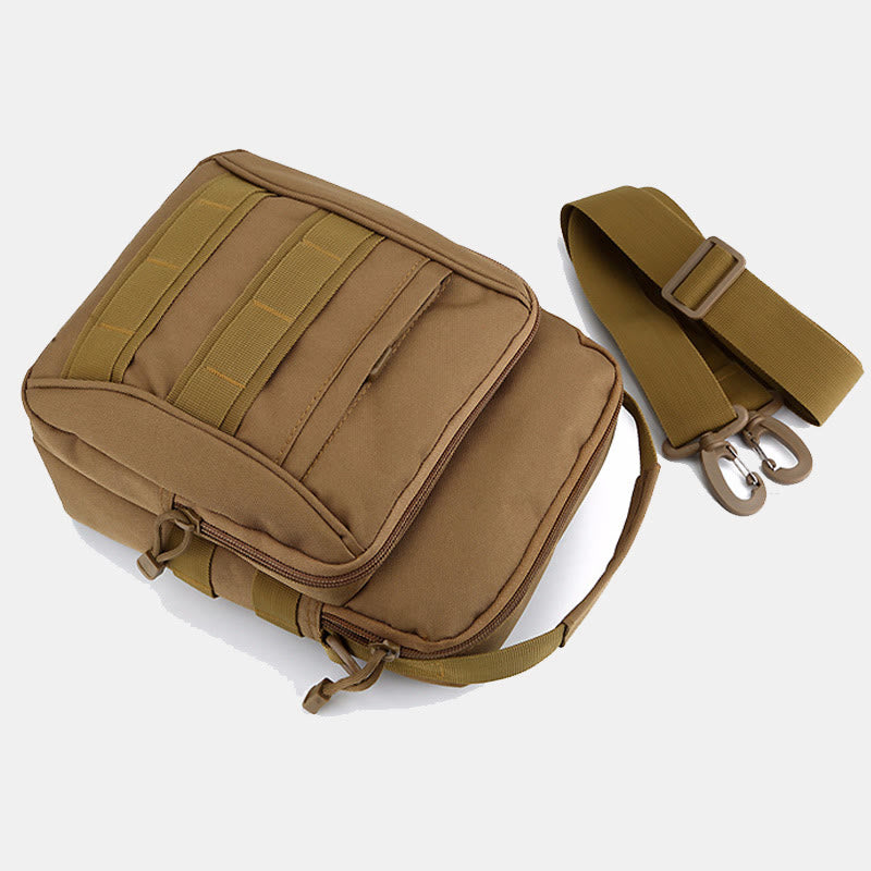 Kleine Umhängetasche mit Militär-Camouflage-Motiv für Herren
