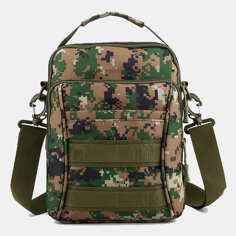 Kleine Umhängetasche mit Militär-Camouflage-Motiv für Herren