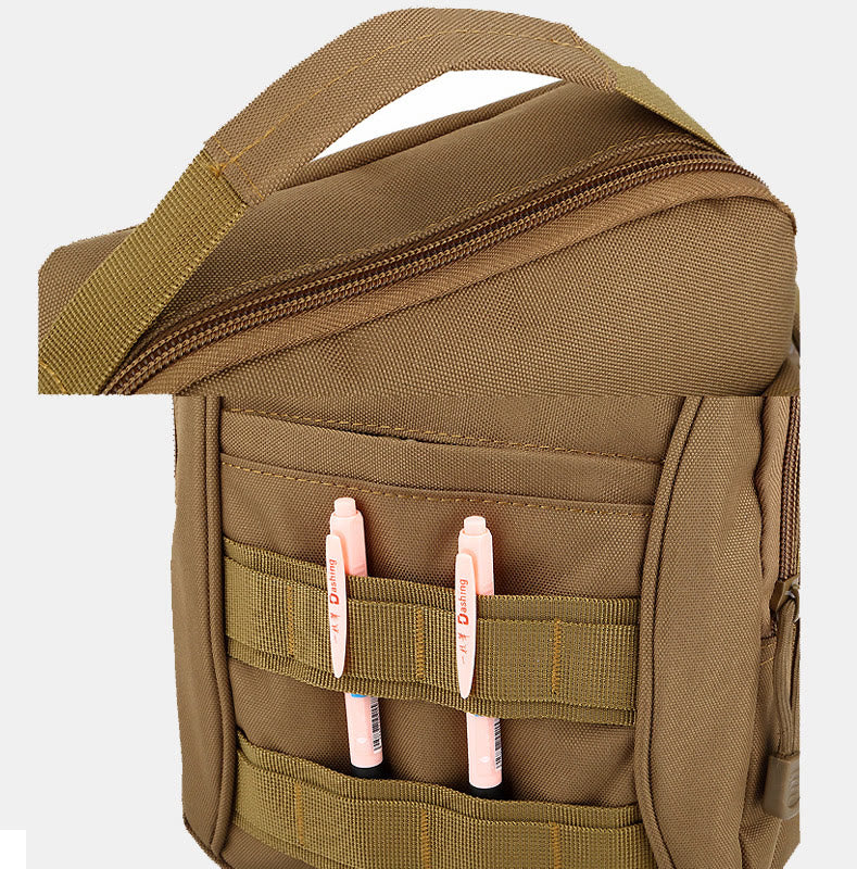Kleine Umhängetasche mit Militär-Camouflage-Motiv für Herren