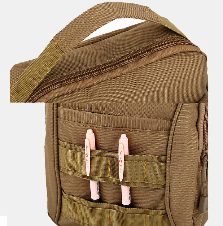 Kleine Umhängetasche mit Militär-Camouflage-Motiv für Herren