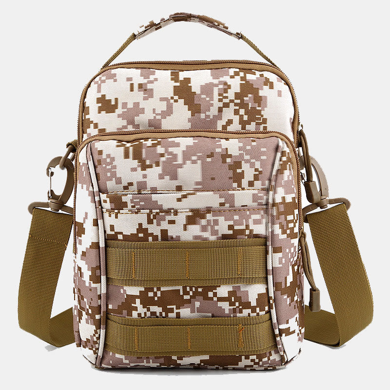 Kleine Umhängetasche mit Militär-Camouflage-Motiv für Herren