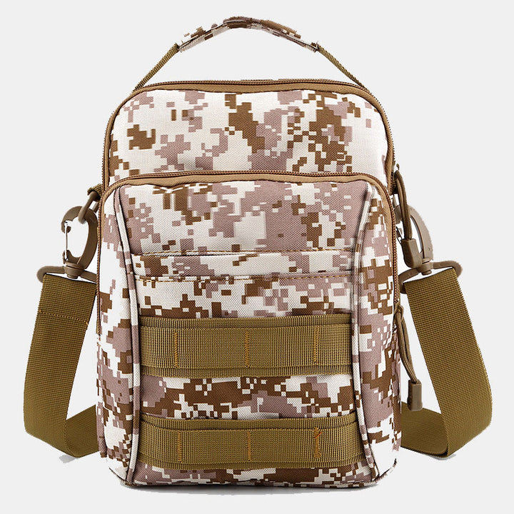 Kleine Umhängetasche mit Militär-Camouflage-Motiv für Herren