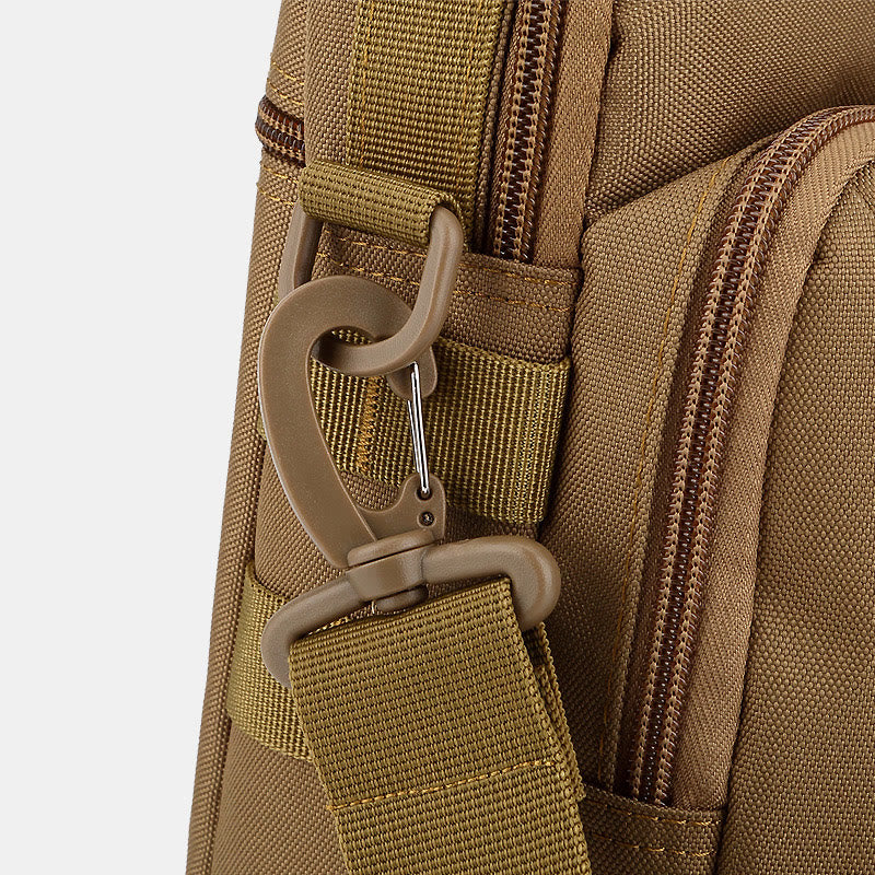 Kleine Umhängetasche mit Militär-Camouflage-Motiv für Herren