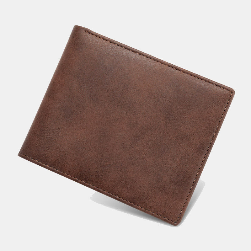 Gravierte Brieftasche aus veganem Leder, tolles Geschenk für Männer, Sohn, Ehemann, Enkel