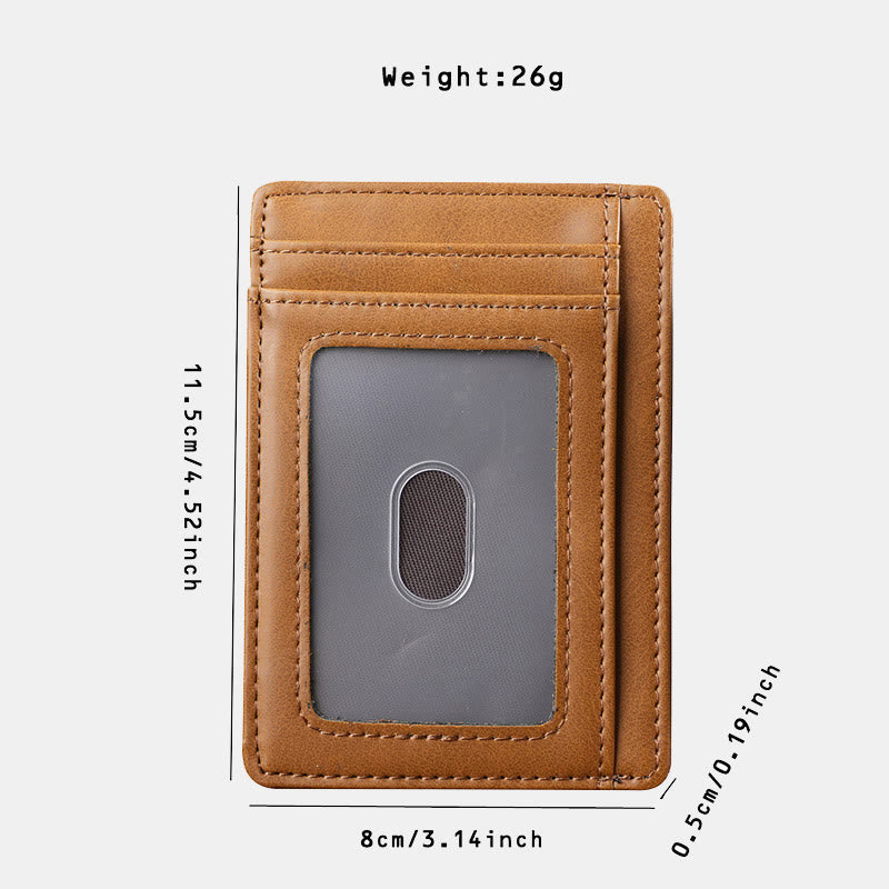 Graviertes Leder-Portemonnaie, Kartenhalter, Geschenk für Sohn, Ehemann, Enkel, Freund