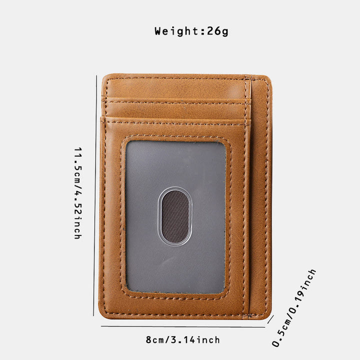 Graviertes Leder-Portemonnaie, Kartenhalter, Geschenk für Sohn, Ehemann, Enkel, Freund
