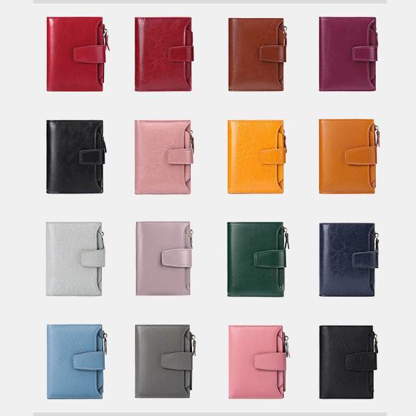 Geldbörse mit RFID-Blockierung im Vintage-Design für mehrere Karten
