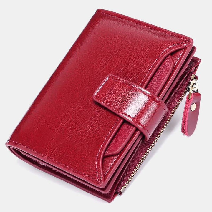 Geldbörse mit RFID-Blockierung im Vintage-Design für mehrere Karten