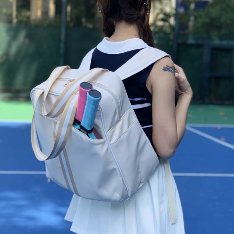 Funktionelle Pickleball-Umhängetasche, umwandelbarer Rucksack mit Schuhfach