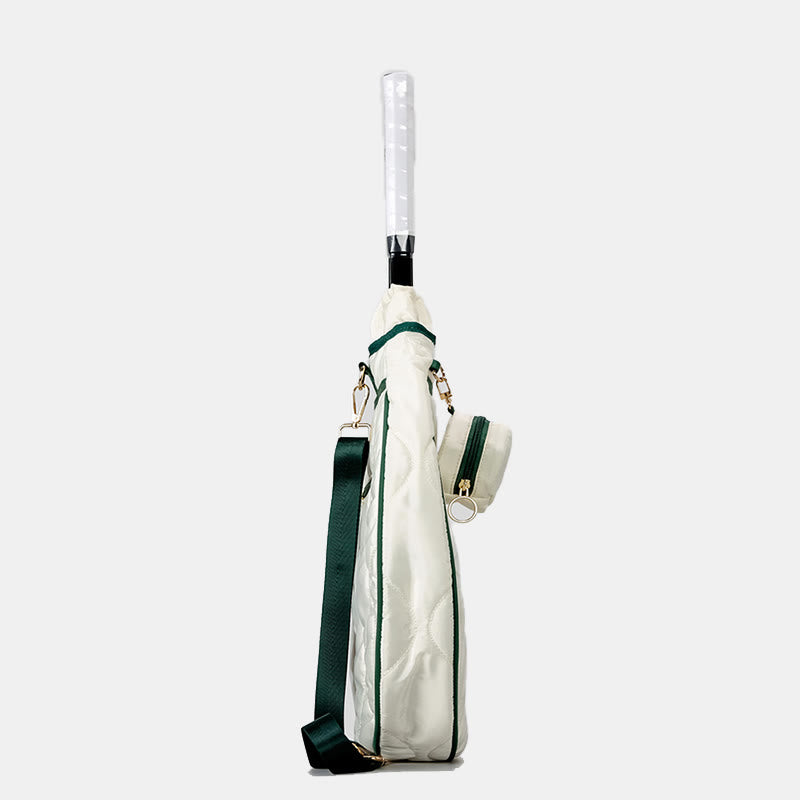 Gesteppte Tennis-Schultertasche, Tennisschläger-Hülle