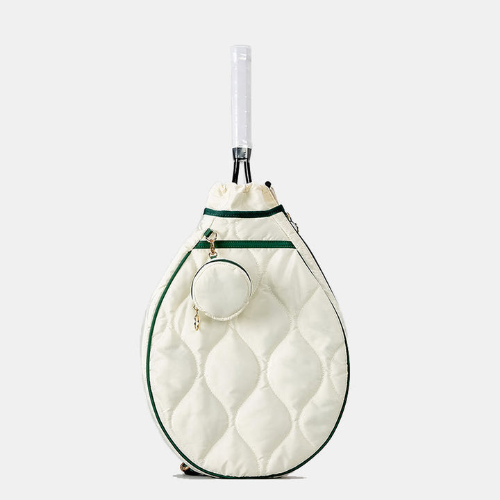Gesteppte Tennis-Schultertasche, Tennisschläger-Hülle