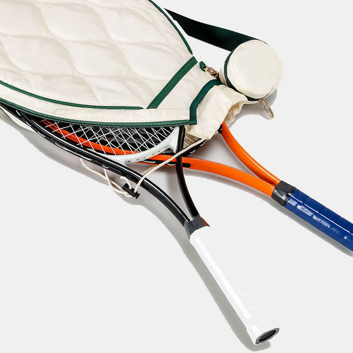 Gesteppte Tennis-Schultertasche, Tennisschläger-Hülle