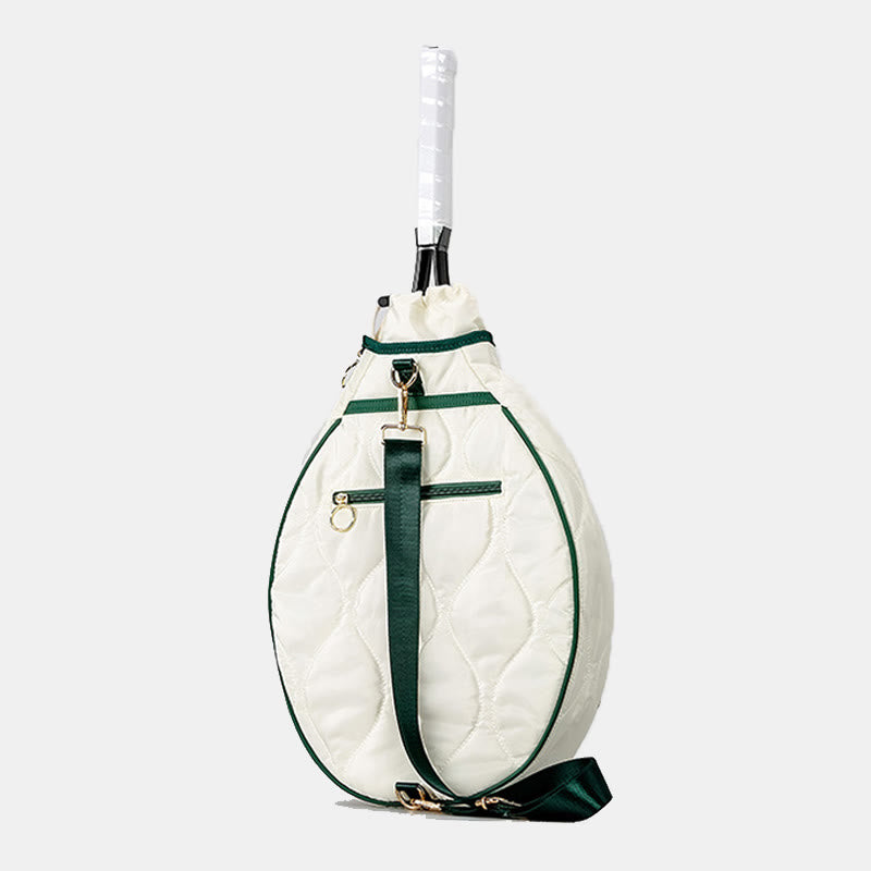 Gesteppte Tennis-Schultertasche, Tennisschläger-Hülle