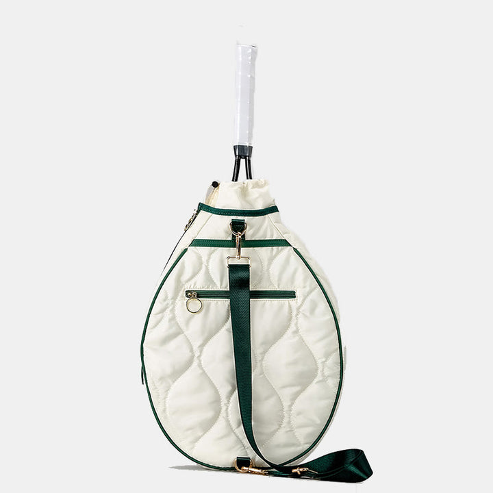 Gesteppte Tennis-Schultertasche, Tennisschläger-Hülle