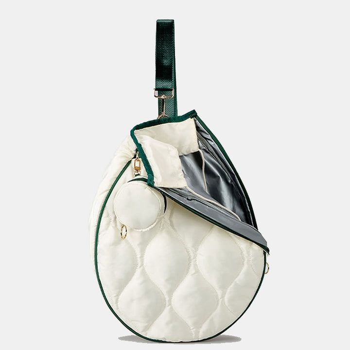 Gesteppte Tennis-Schultertasche, Tennisschläger-Hülle