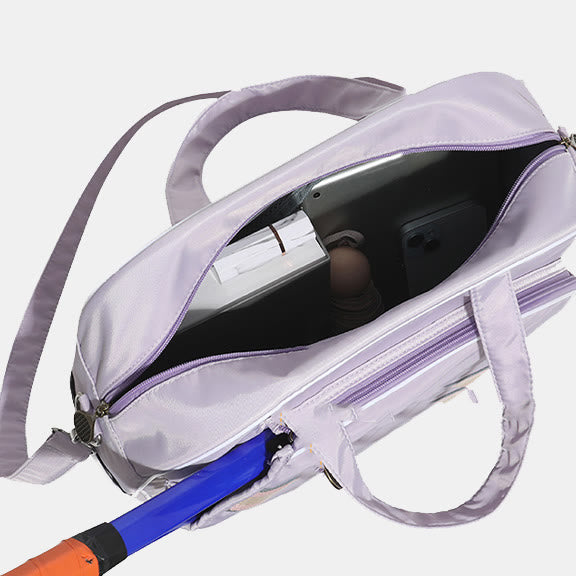 Wasserdichte Tennis-Tragetasche für Damen mit Tennisschlägerfach