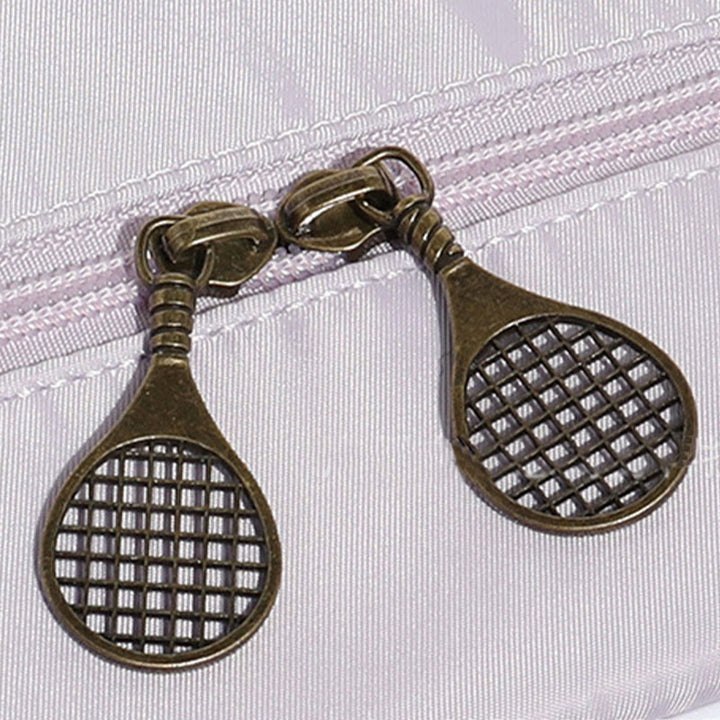 Gestreifte Pickleball-Paddle-Tasche, Schultertasche mit Umhängegurt