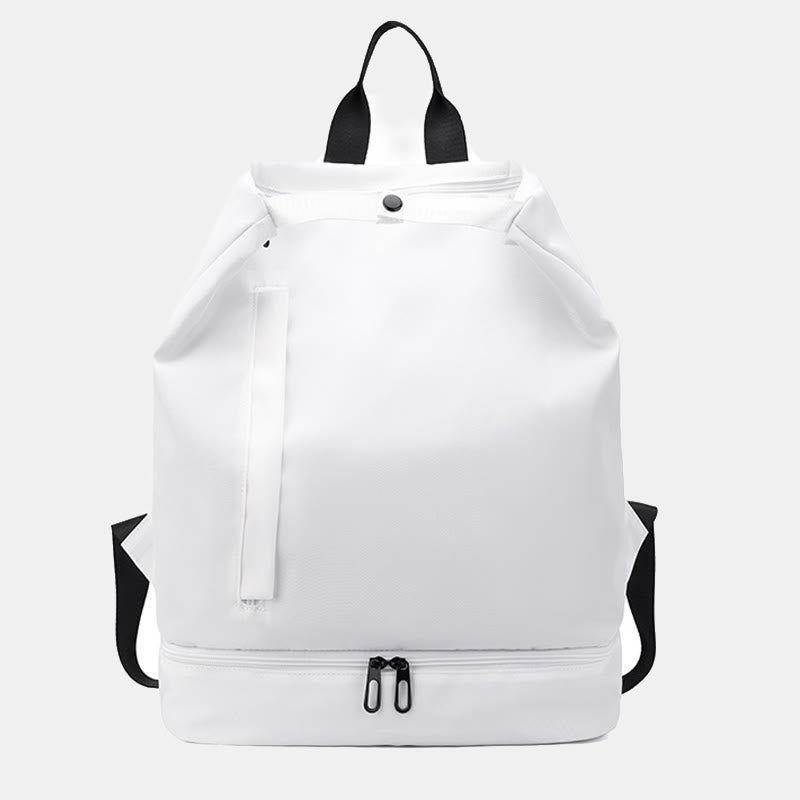 Schwimmtasche Rucksack für Damen mit Nasstasche Schuhfach