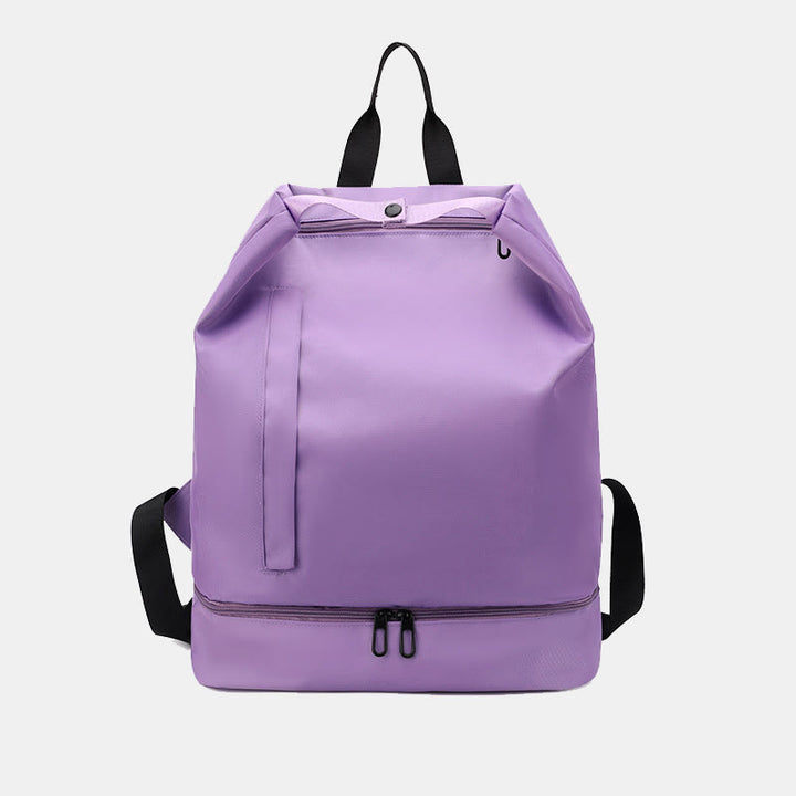 Schwimmtasche Rucksack für Damen mit Nasstasche Schuhfach