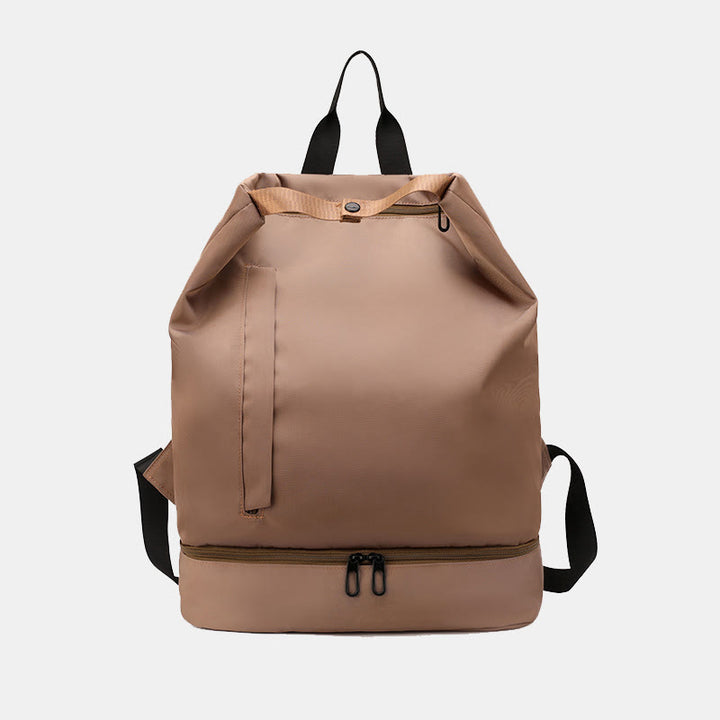 Schwimmtasche Rucksack für Damen mit Nasstasche Schuhfach