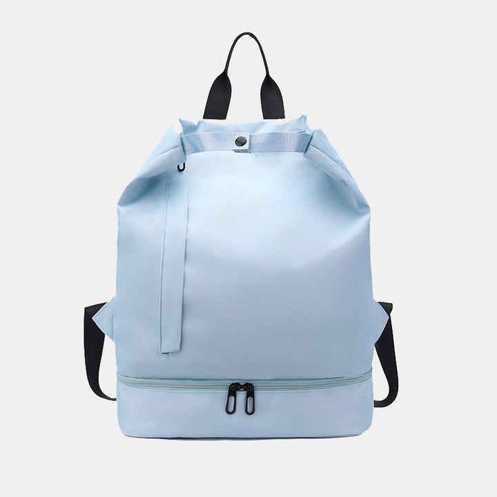 Schwimmtasche Rucksack für Damen mit Nasstasche Schuhfach