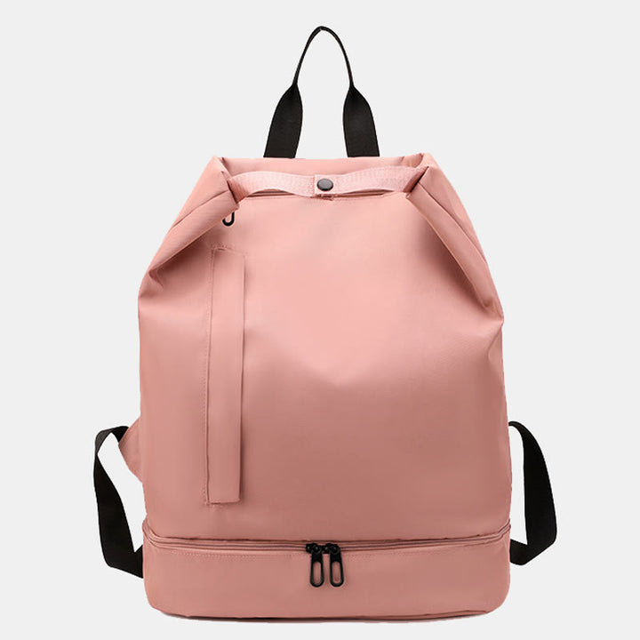 Schwimmtasche Rucksack für Damen mit Nasstasche Schuhfach