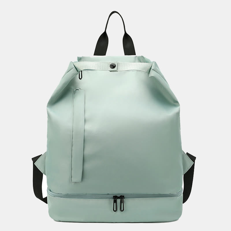 Schwimmtasche Rucksack für Damen mit Nasstasche Schuhfach