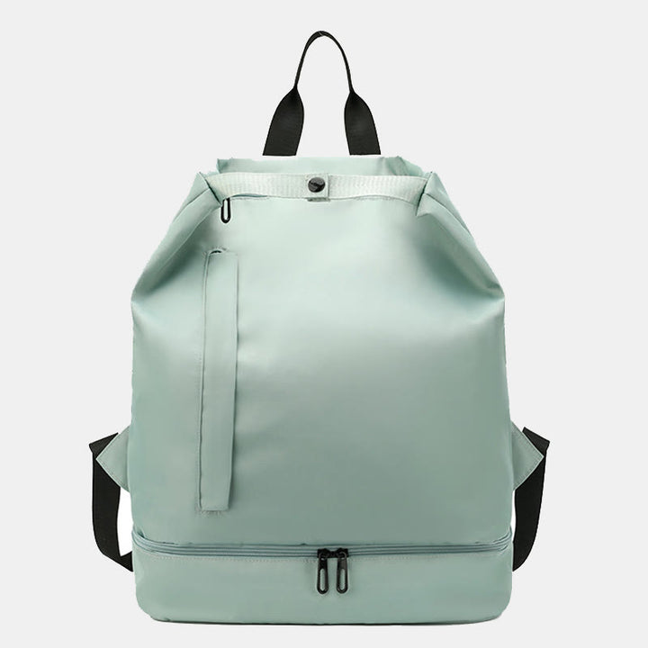 Schwimmtasche Rucksack für Damen mit Nasstasche Schuhfach