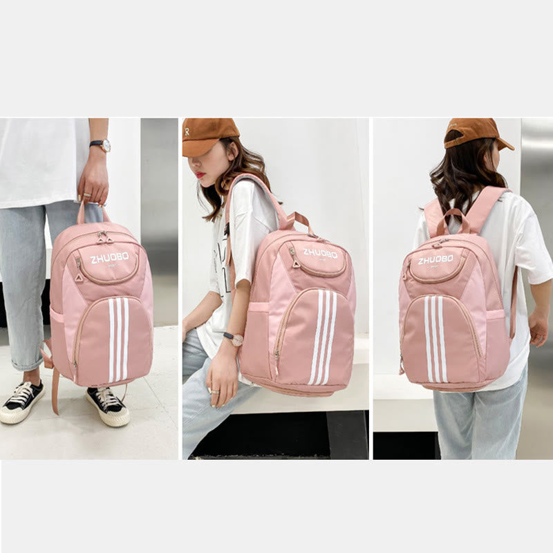 Outdoor-Reise-Sport-Fitnessstudio-Schwimmrucksack für Frauen mit Schuhfach