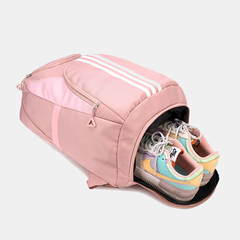 Outdoor-Reise-Sport-Fitnessstudio-Schwimmrucksack für Frauen mit Schuhfach