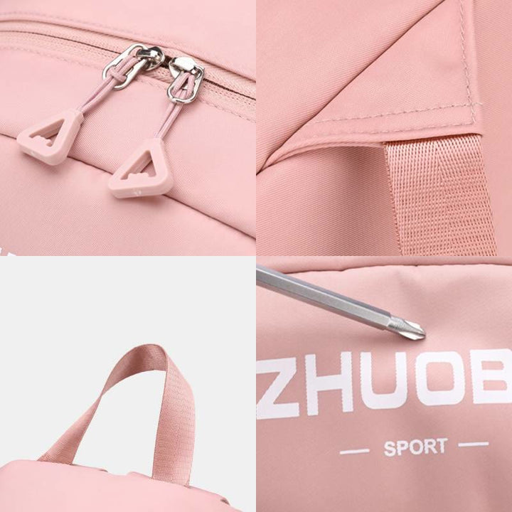 Outdoor-Reise-Sport-Fitnessstudio-Schwimmrucksack für Frauen mit Schuhfach