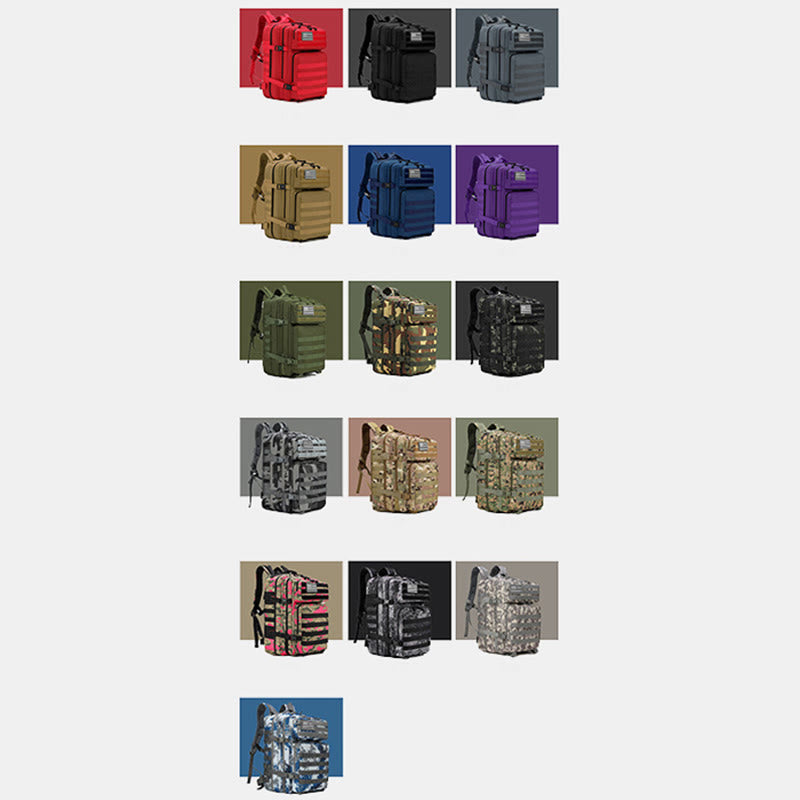 45L Outdoor-Wander-Reise-Rucksack Multi-Pocket Militär-Rucksack